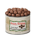 Double-Dipped Chocolate Peanuts 20 oz. Holiday Tin